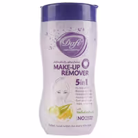 دستمال مرطوب دافی پاک کننده آرایش مدل 5IN1 بسته 70 عددی