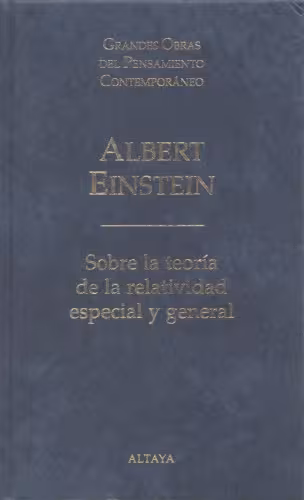 خرید و دانلود نسخه کامل کتاب Sobre la teoría de la relatividad especial y general