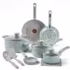 سرویس قابلمه و تابه 12 پارچه تفال مدل TEFAL Ceramic Refresh