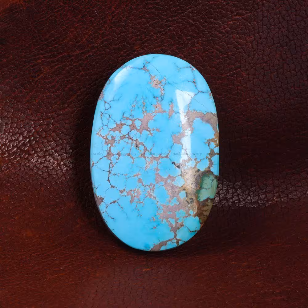 نگین فیروزه شجری کد 14451 - جواهری مشاهیر