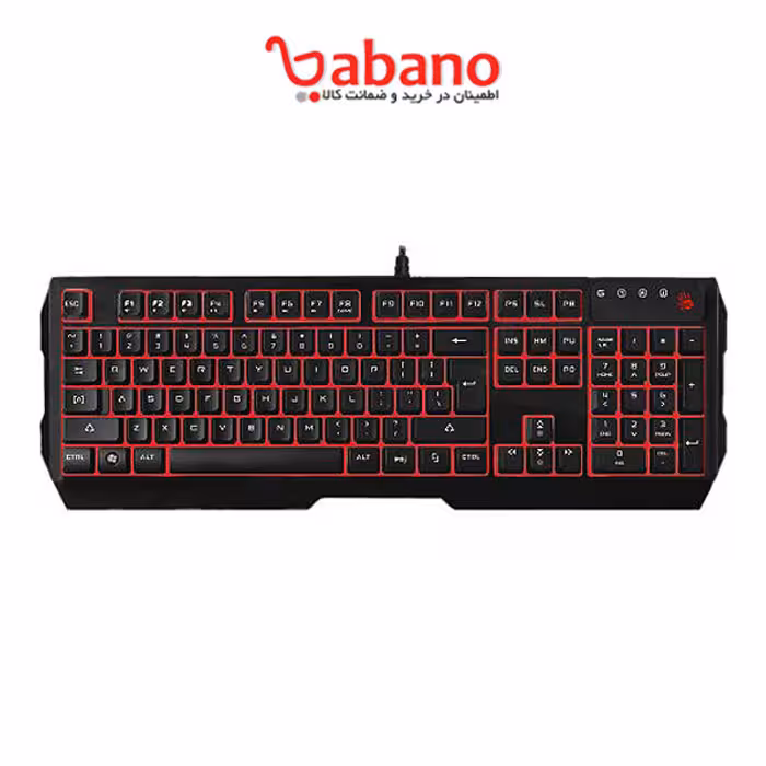 کیبورد مخصوص بازی ای فورتک مدل Q135
