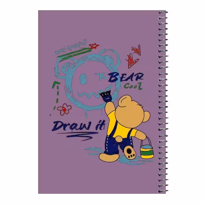 دفتر مشق 80 برگ اس جی مدل تدی نقاش