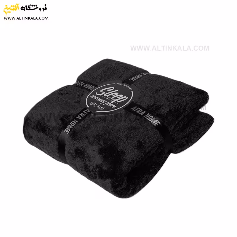 پتو افرا چهارفصل سایز 200×160 مشکی