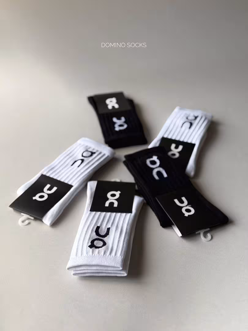 جوراب ساقدار دومینو نوشته دار سری آن رانینگ
