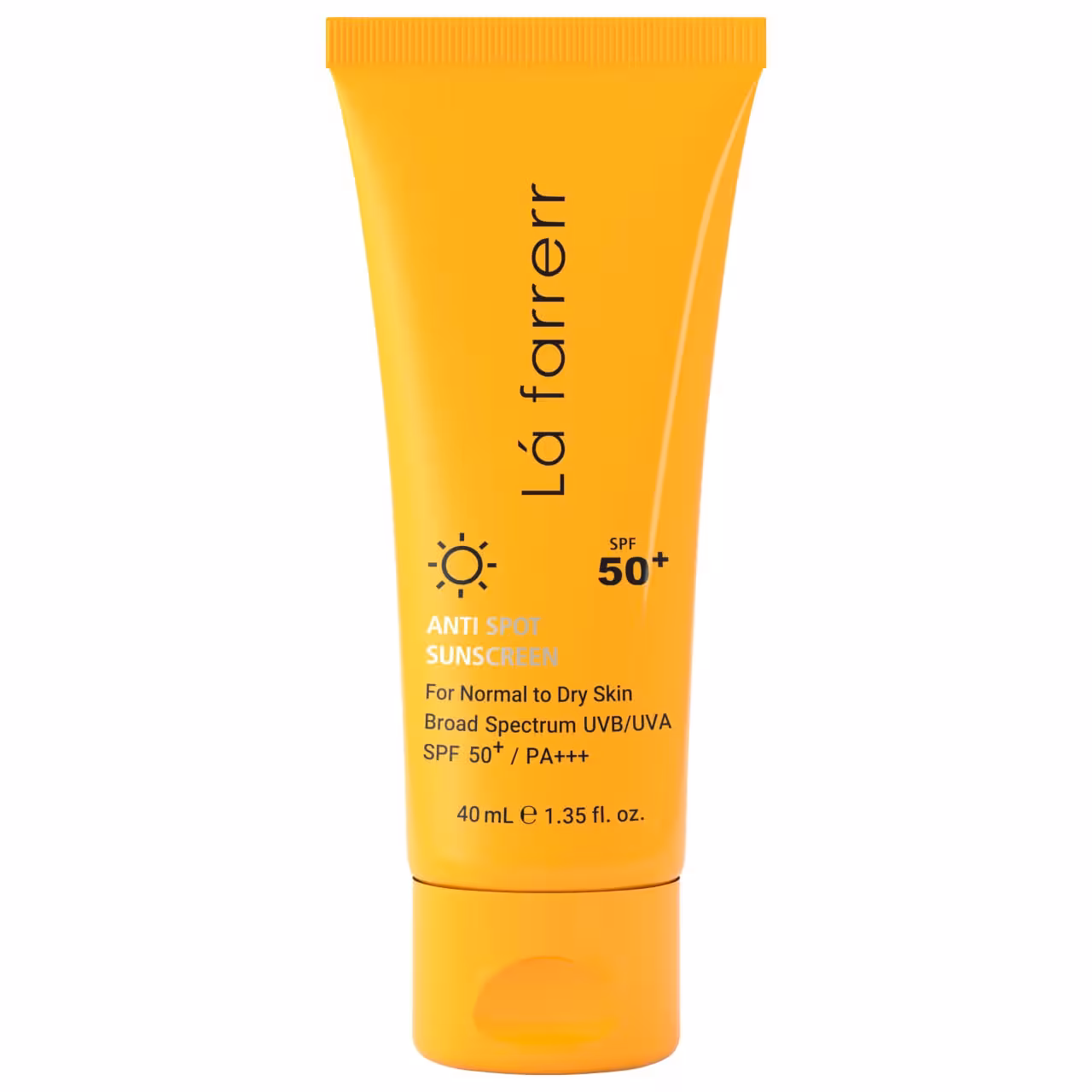 کرم ضدآفتاب و ضد لک بی رنگ لافارر مدل SPF 50 مناسب پوست های خشک و معمولی حجم 40 میلی لیتر