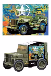 پازل 550 5598-8551 Military Jeep Tin