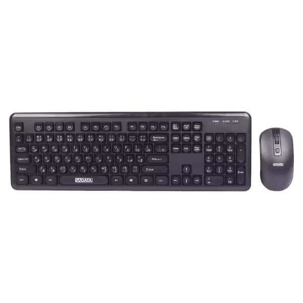 کیبورد و موس سادیتا مدل SKM-3403WL