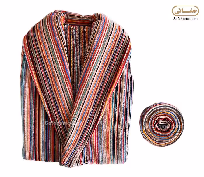 حوله تن پوش مردانه طرح ایلیا راه راه