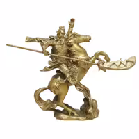 مجسمه سوار جنگجو پادشاه برنزی