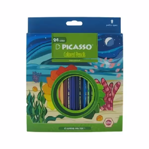 مداد رنگی 24 رنگ پیکاسو مدل aqua water