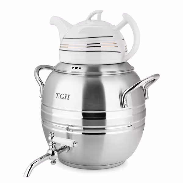 کتری قوری قیطاسی 7 لیتری مدل 7090 کف چدن