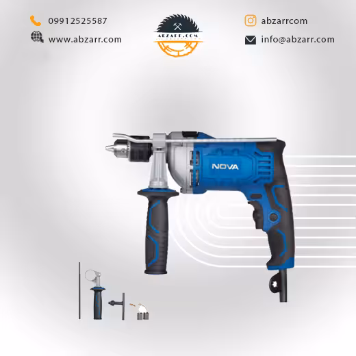 دریل 13 گیربکسی – 810 وات نوا مدل 2237 (( اقساط یک ساله ))