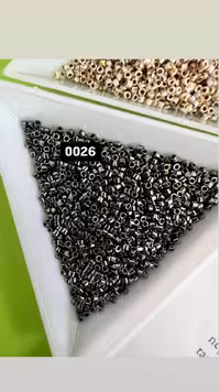 مهره تزئینی میوکی دلیکا سایز 11/0 کد 0026