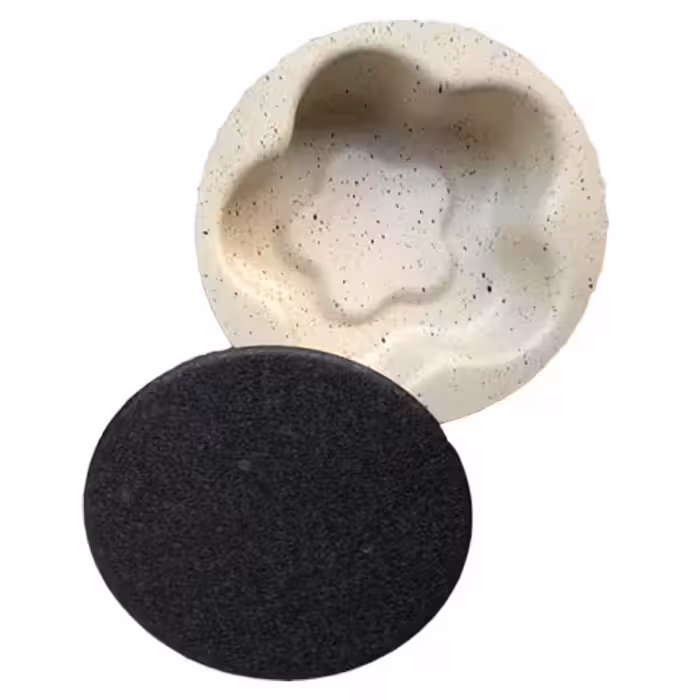 قالب کته تکنفره طرح گل کفه برجسته