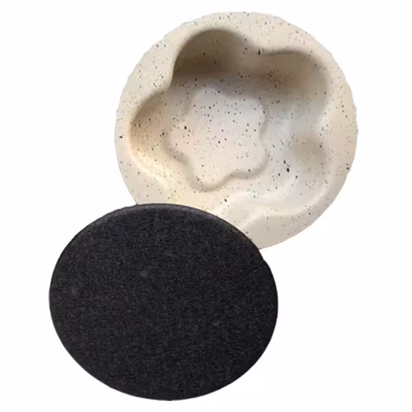 قالب کته تکنفره طرح گل کفه برجسته