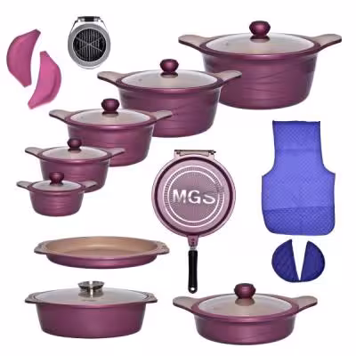 سرویس پخت وپز 23 پارچه ام جی اس مدل کره ای D