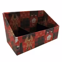 سورل باکس ارگانایزر چوبی ذوزنقه طرح آدم برفی