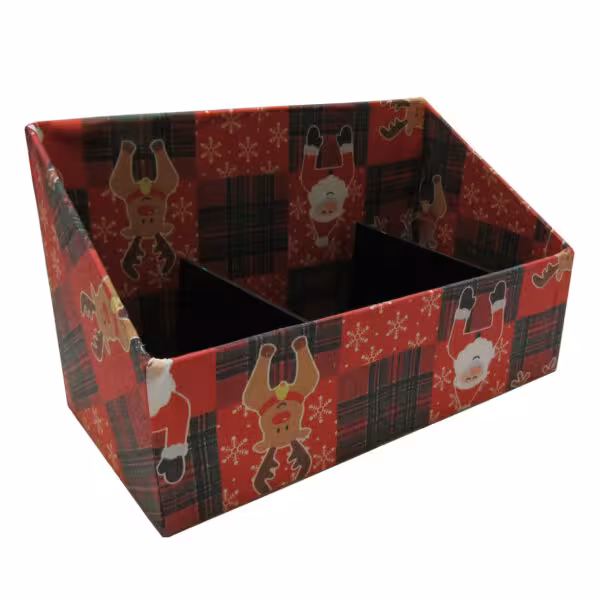 سورل باکس ارگانایزر چوبی ذوزنقه طرح آدم برفی