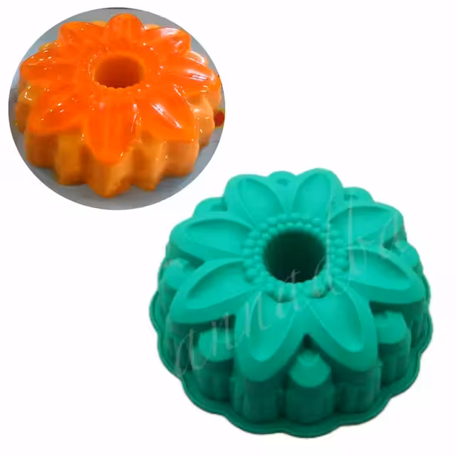 قالب پلاستیکی ژله طرح گل افتابگردان