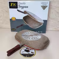تابه دو طرفه رژیمی گرانیتی زیو مدل Z-8176-36 در دو رنگ