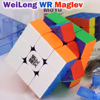 روبیک 3*3 مویو ویلانگ دبلیو آر مگلو استیکرلس MoYu Weilong WR MagLev