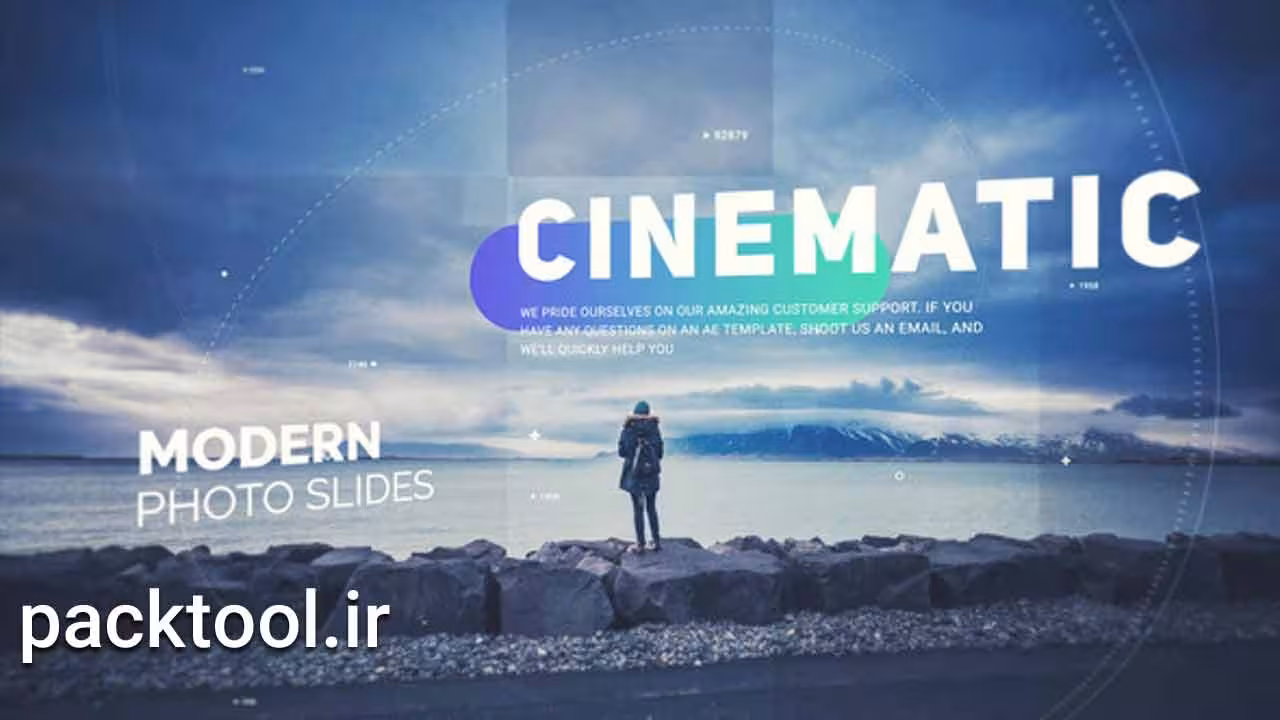 دانلود پروژه پریمیر پرو اسلایدشو با افکت سینمایی Cinematic Slideshow - پک تول