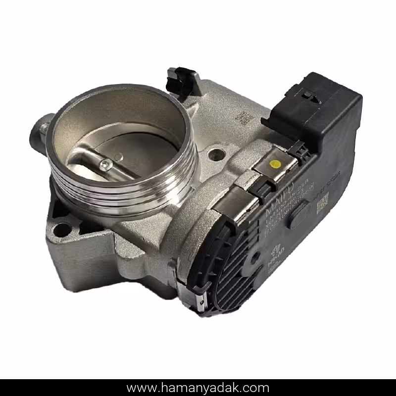 دریچه گاز کامل برقی پژو 206 تیپ 5 مدل مایفو غرب استیل برند هیرکان