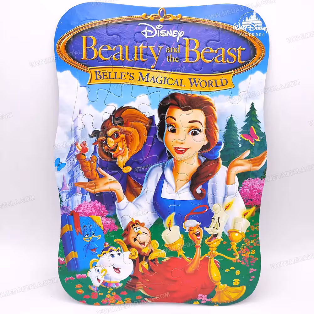 پازل پشت وایت بردی دیو و دلبر Beauty And The Beast