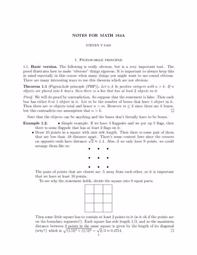 خرید و دانلود نسخه کامل کتاب Notes for Math 184A (Combinatorics)