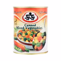 کنسرو مخلوط سبزیجات یک و یک 415 گرمی