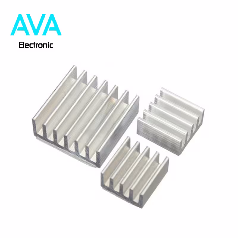 هیت سینک 3 تیکه آلومینیومی رزبری پای