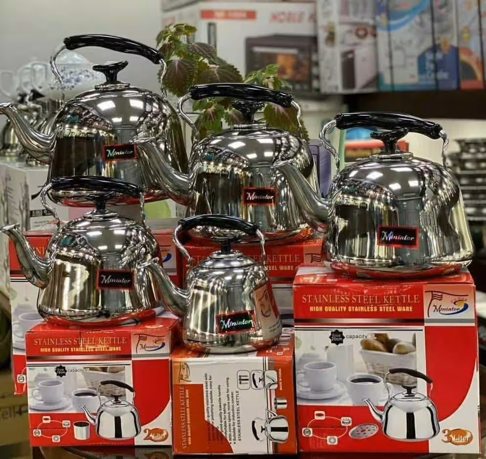 🟢 کتری استیل سایز 2