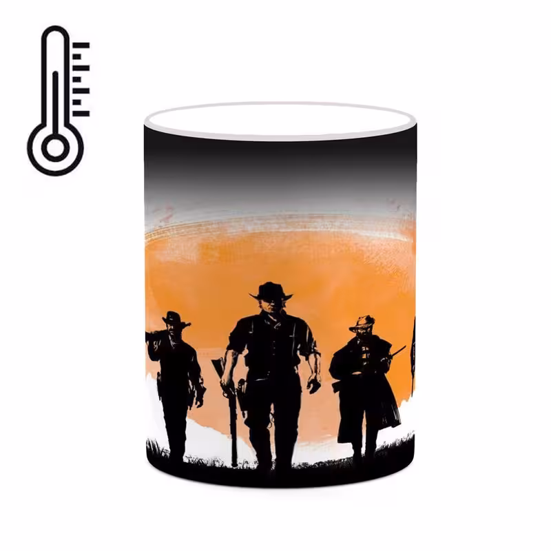 ماگ حرارتی   بازی رد دد Red Dead Redemption II کد mgh30051
