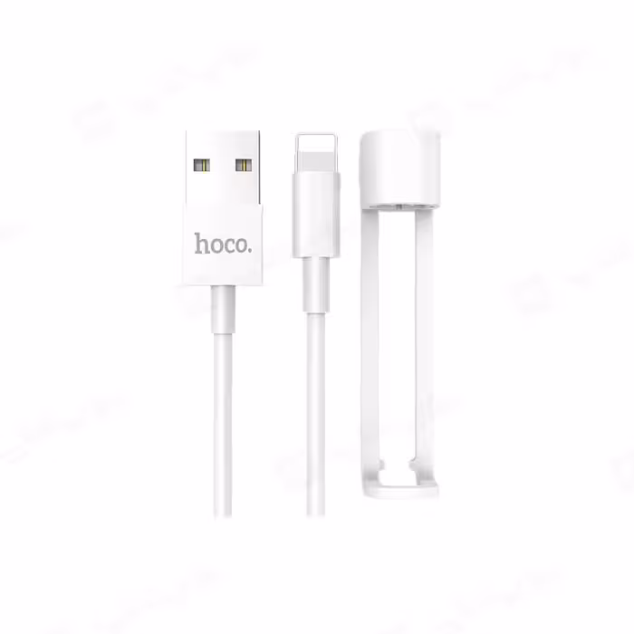 کابل شارژ USB به لایتینگ هوکو مدل X31 به همراه پایه نگهدارنده