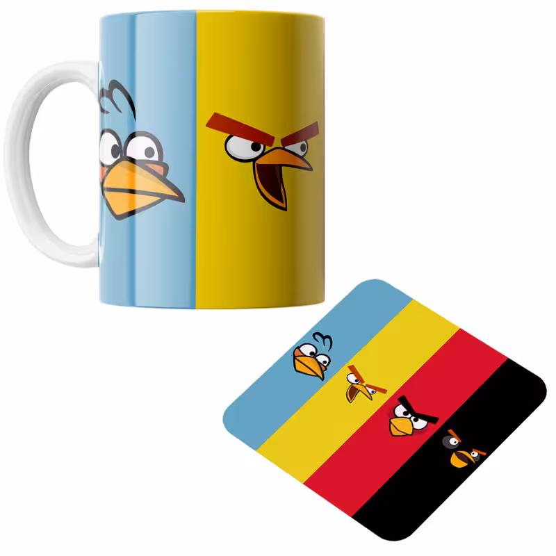خرید ماگ-لیوان  angry birds کد DKC631 بدون زیر لیوانی