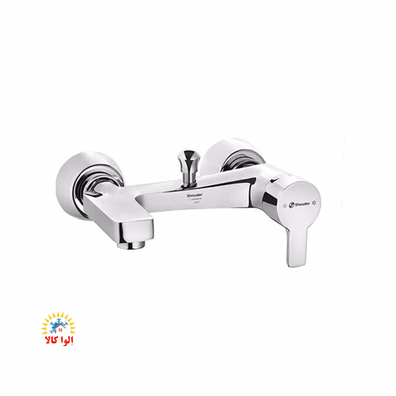 شیر حمام شودر مدل راموند کروم