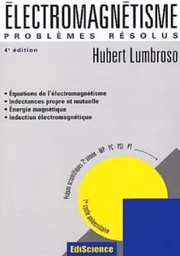 خرید و دانلود نسخه کامل کتاب Électromagnétisme - Problèmes résolus
