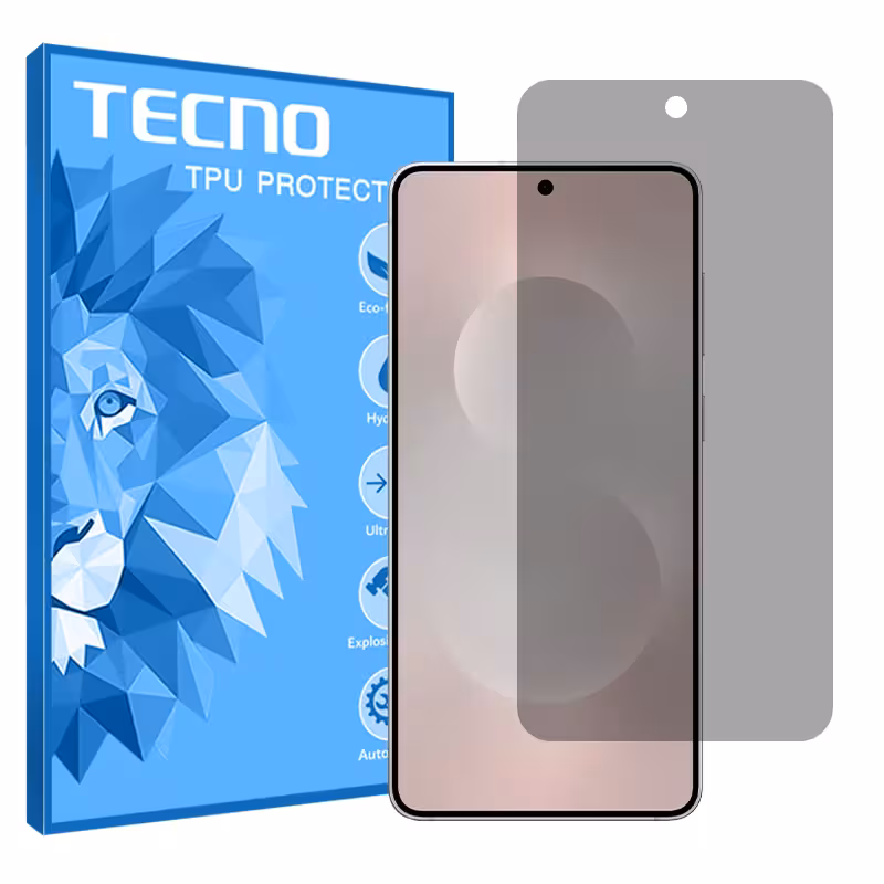 گلس سامسونگ Galaxy S25 Edge مدل هیدروژلی پرایوسی برند تکنو کد S