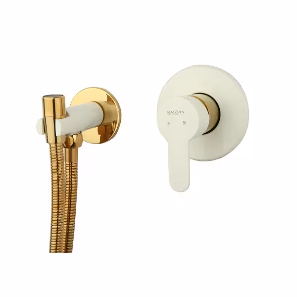 ملحقات توالت توکار ویوات تنسو راسان(شیری طلایی)