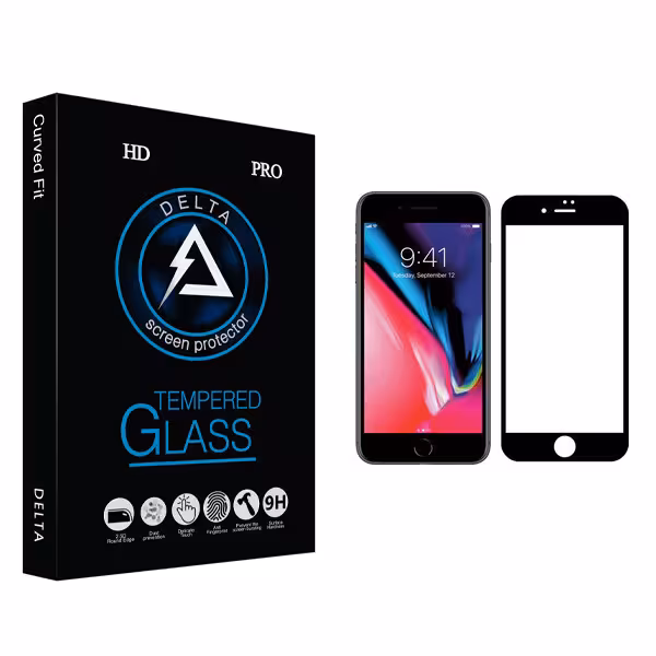 محافظ صفحه نمایش دلتا مدل Fit مناسب برای گوشی موبایل اپل iPhone 8
