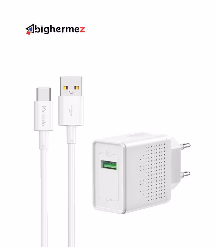شارژر دیواری مک دودو CH-5750 18W به همراه کابل شارژ TYPE-C