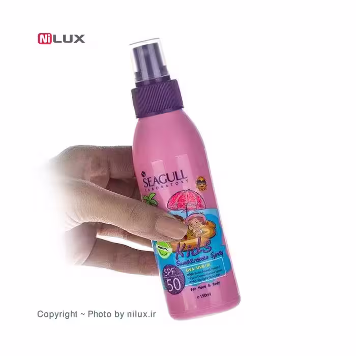اسپری ضد آفتاب کودک سی گل مدل Pink حجم 150 میلی لیتر