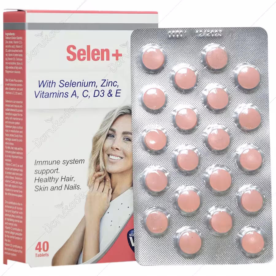 قرص سلن پلاس استار ویت 40 عدد