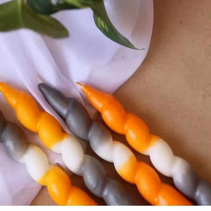 شمع مارپیچ قلمی 