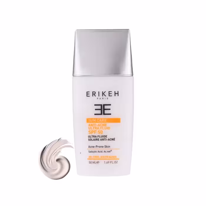 کرم ضد آفتاب و ضد جوش SPF50 (بی رنگ) پوست چرب اریکه | 50 میل