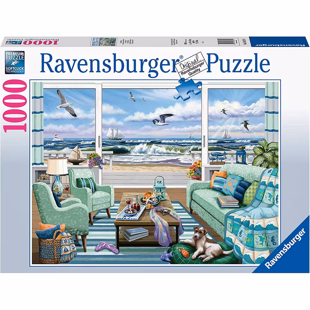 پازل 1000 قطعه Ravensburger طرح اقامت ساحلی
