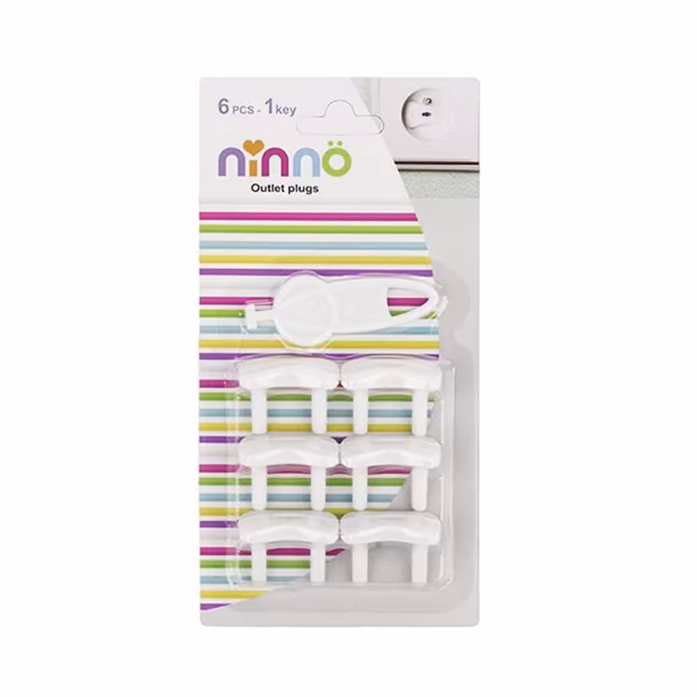محافظ پریز برق نینو  Ninno بسته 6عددی