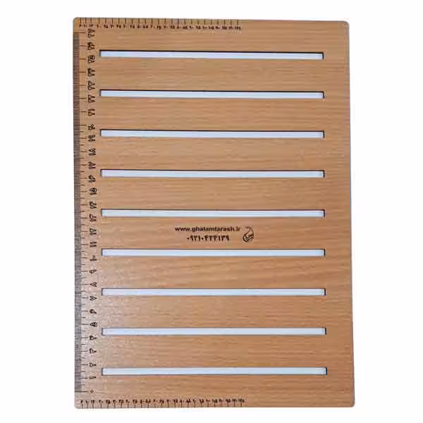 خط کش کتابت چوبی سایز درشت
