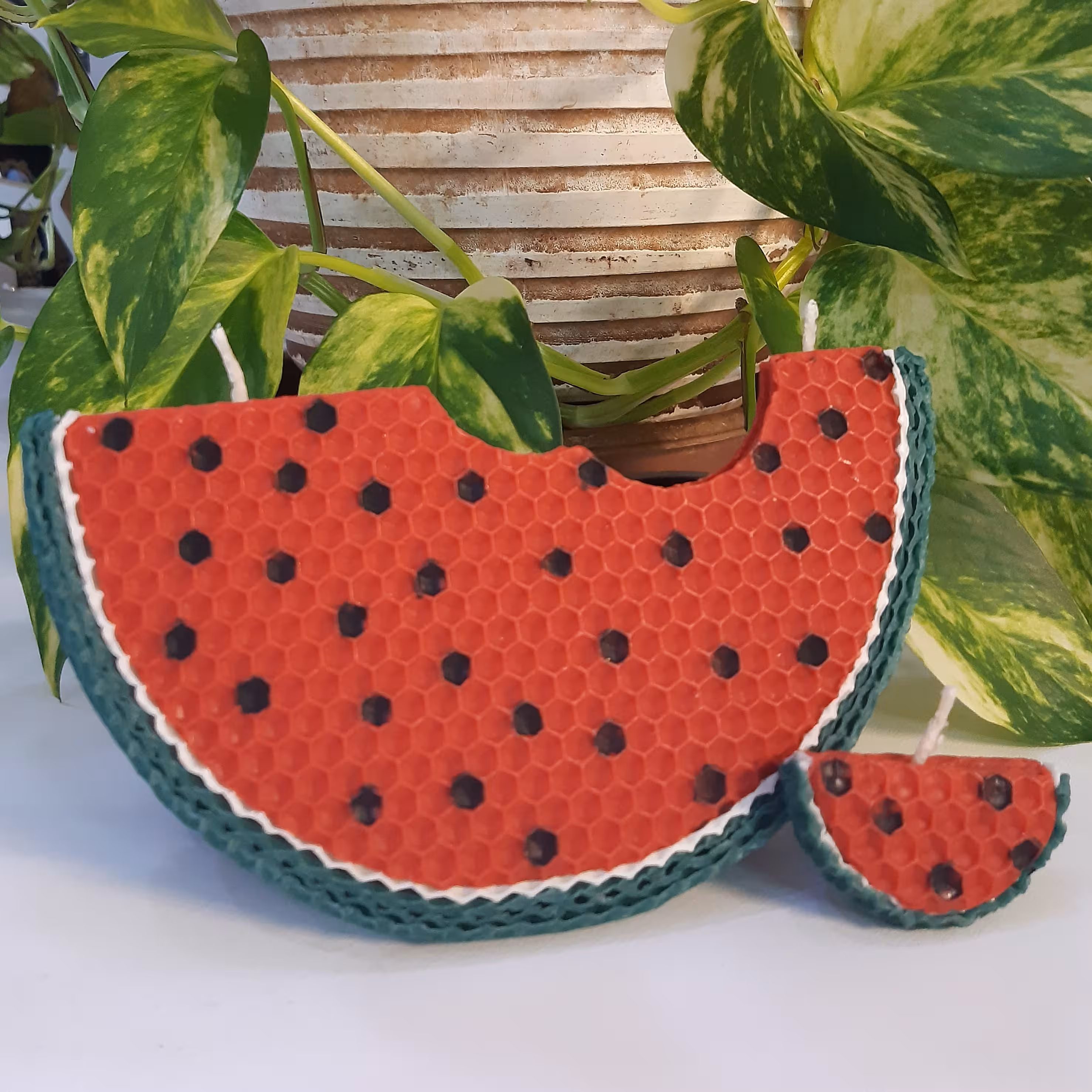 شمع هندوانه ای 2 عددی