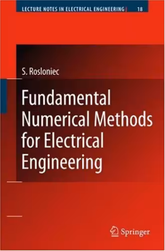 خرید و دانلود نسخه کامل کتاب Fundamental numerical methods for electrical engineering